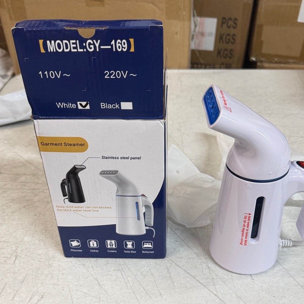 White Garment Steamer